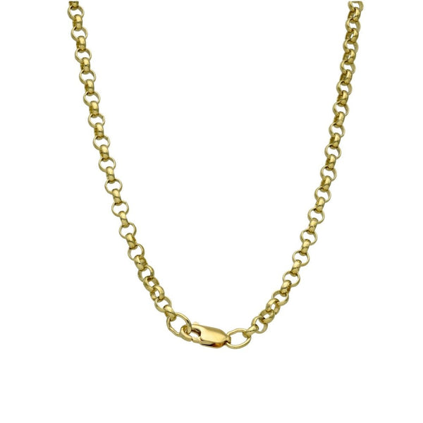 9ct Yellow Gold Belcher Chain - 24" - 12.5g