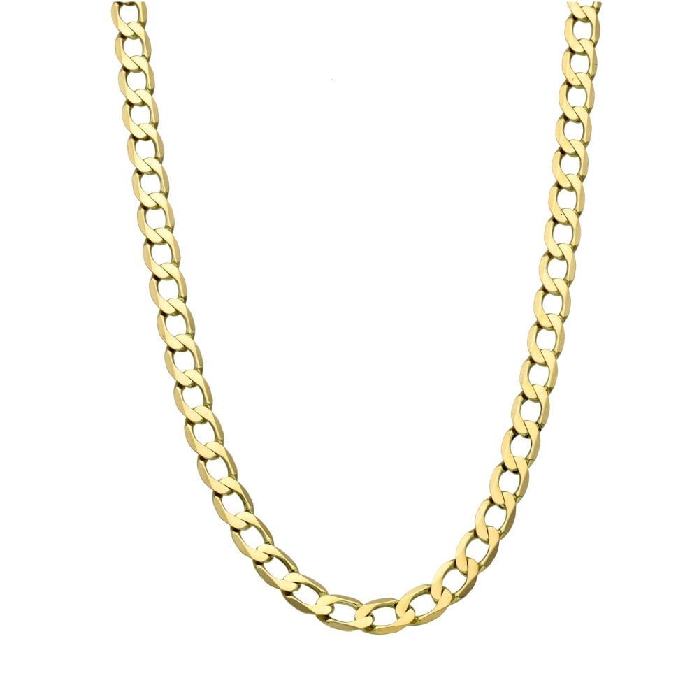 9ct Yellow Gold Curb Chain - 20" - 14.8g