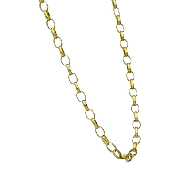 9ct Yellow Gold Belcher Chain - 18" - 7.3g