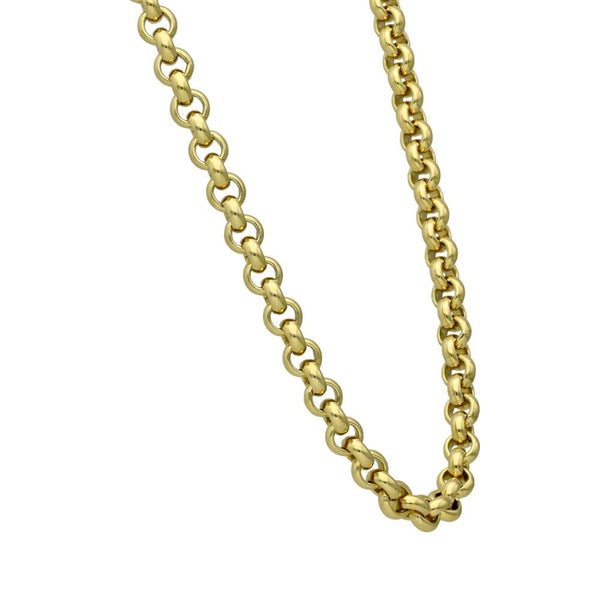 9ct Yellow Gold Solid Belcher Chain - 20" - 58.6g