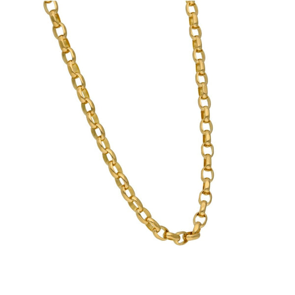 9ct Yellow Gold Belcher Chain - 20" - 22.6g