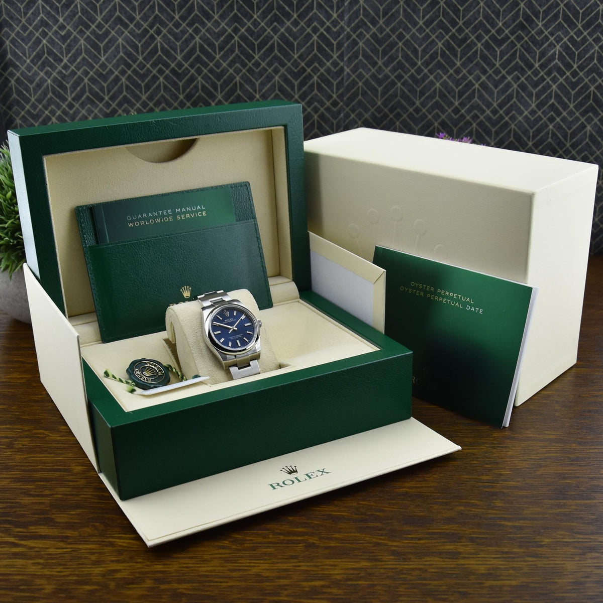 Oyster Perpetual 124200 - Blue Dial - 34mm - 2024