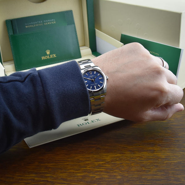 Oyster Perpetual 124200 - Blue Dial - 34mm - 2024