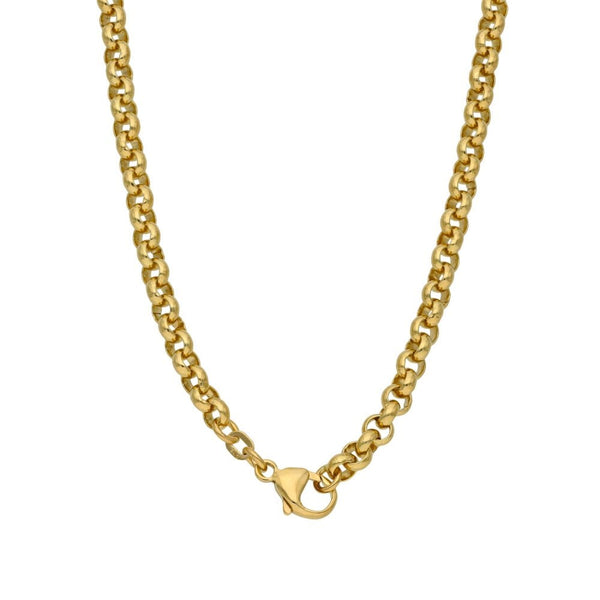 9ct Yellow Gold Belcher Chain - 35.3g - 24"