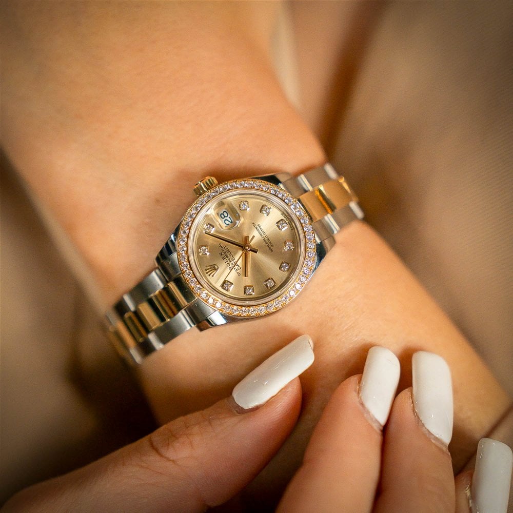 Datejust 28 279383RBR - Ladies Watch - Diamond Bezel - 2021