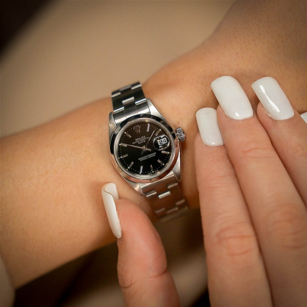 Date 79160 - Ladies Watch - Black Dial - 2000