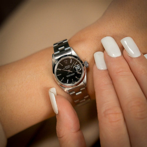Date 79160 - Ladies Watch - Black Dial - 2000