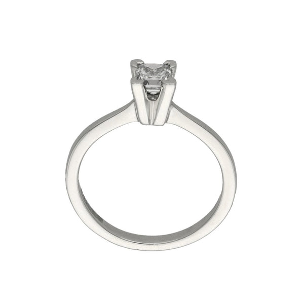 Platinum Princess Cut Diamond Engagement Ring - 0.36ct