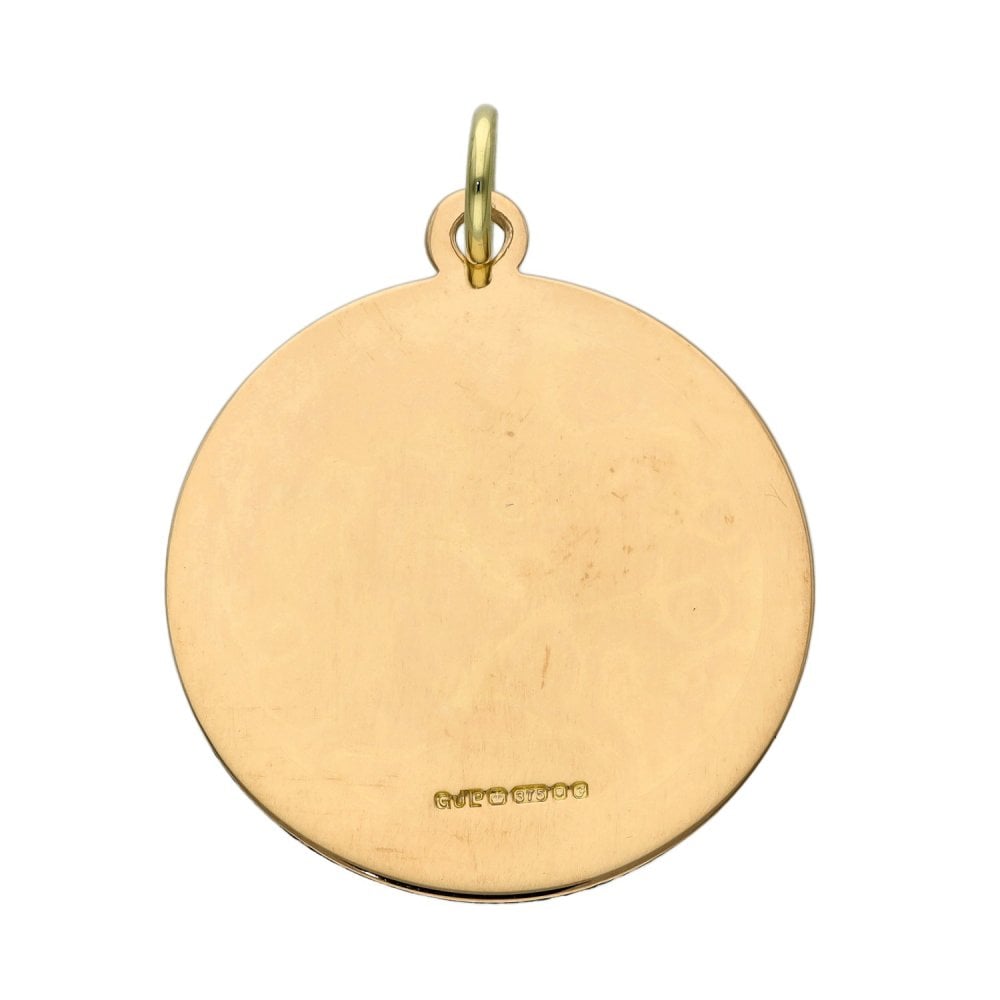 9ct Yellow Gold St. Christopher Pendant - 4.1g