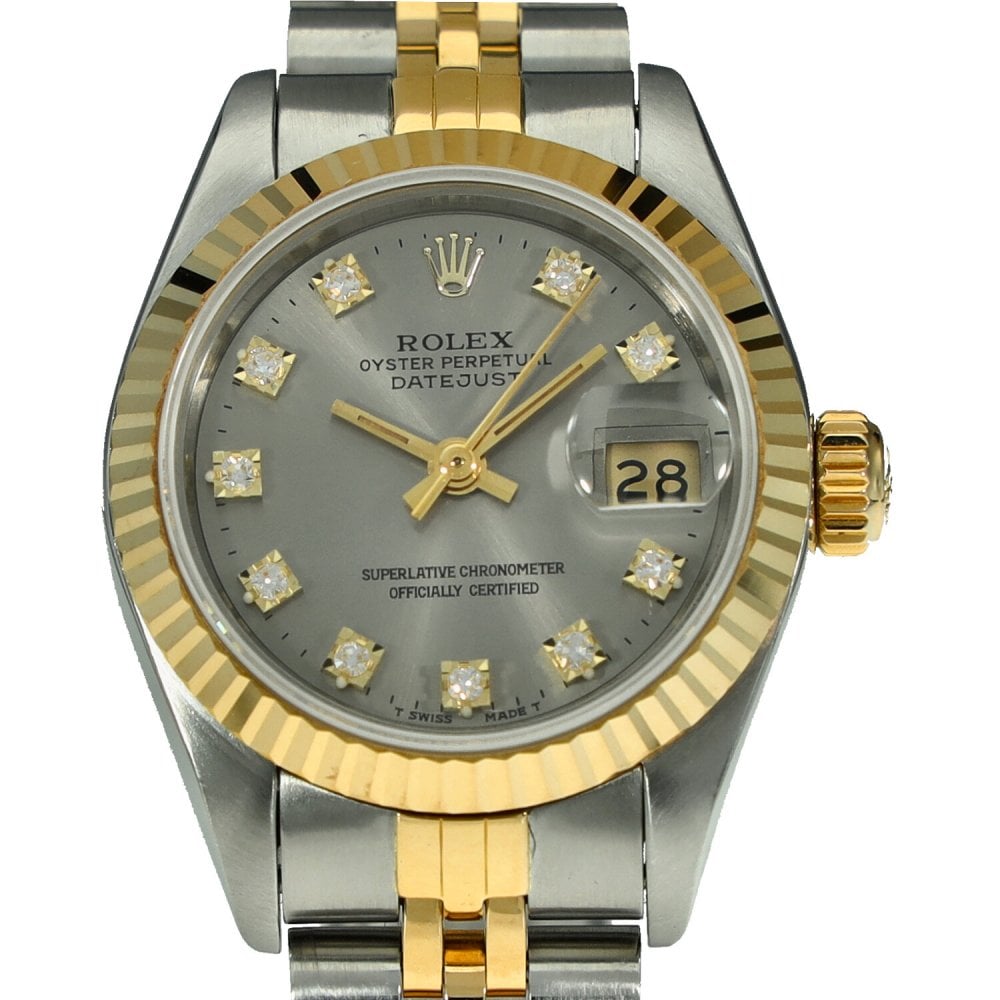 Datejust 69173 - Ladies Watch - Silver Diamond Dial - 1993