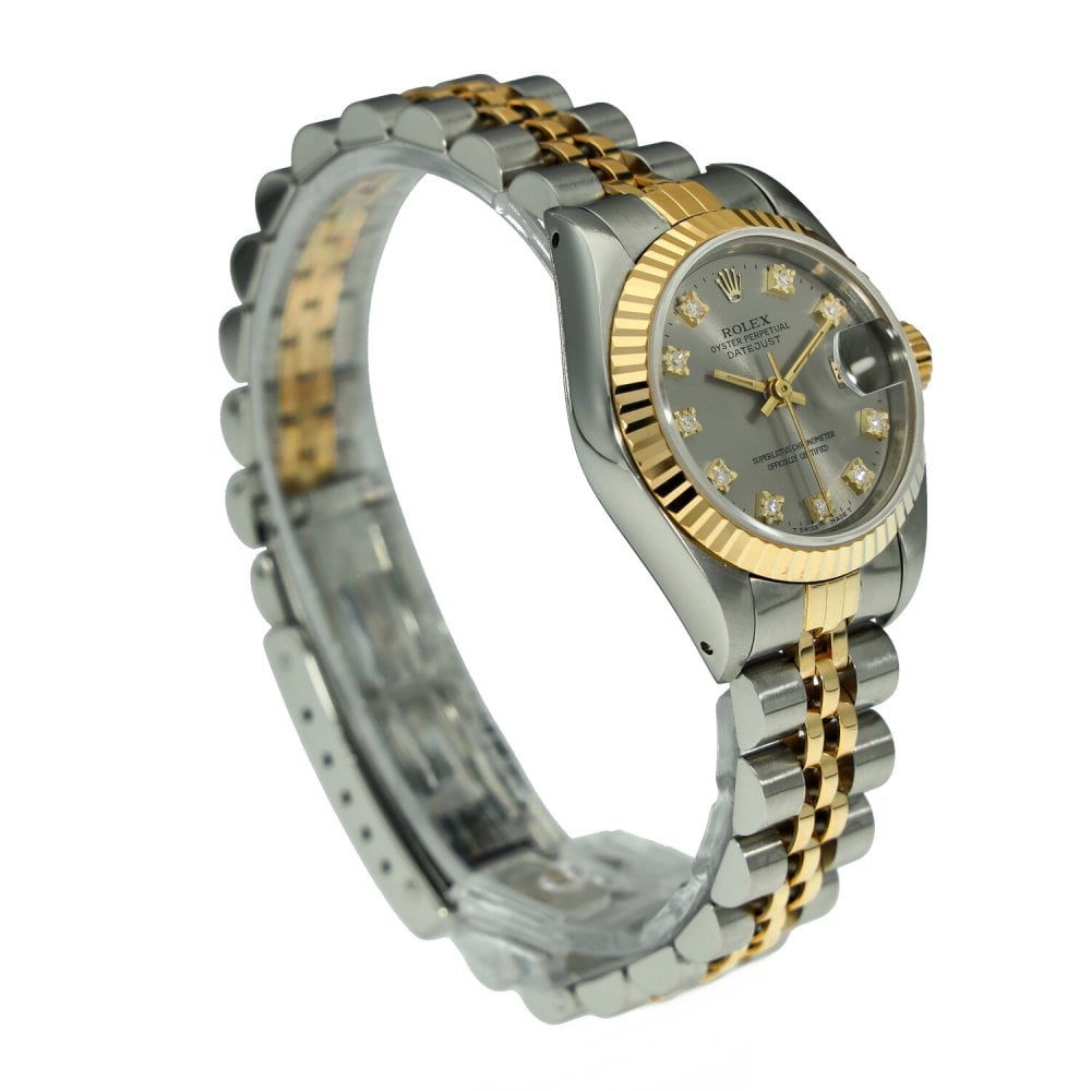 Datejust 69173 - Ladies Watch - Silver Diamond Dial - 1993