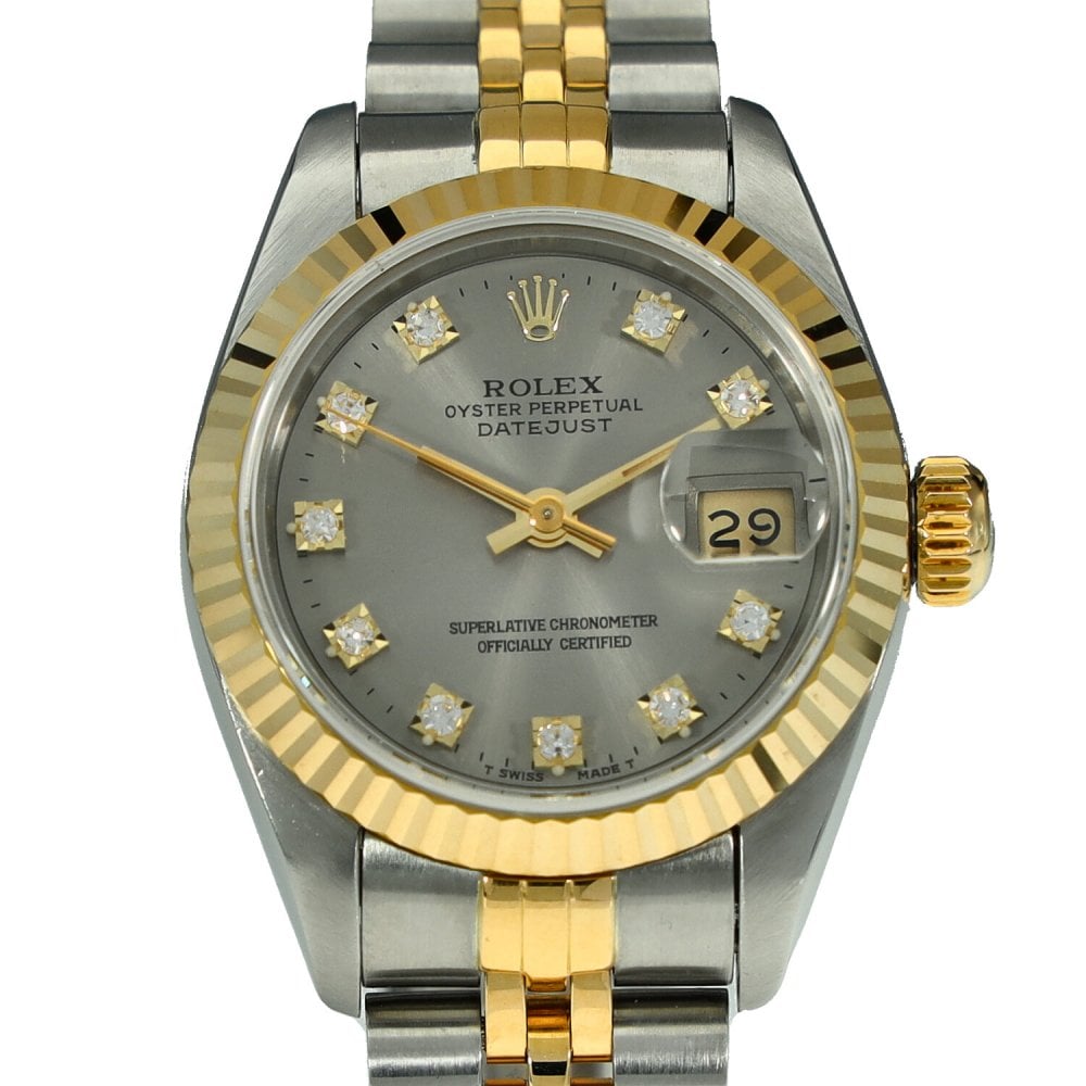 Datejust 69173 - Ladies Watch - Silver Diamond Dial - 1993