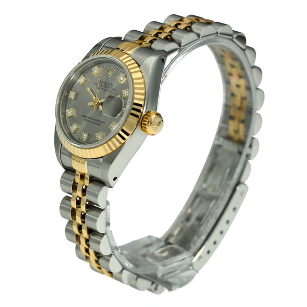Datejust 69173 - Ladies Watch - Silver Diamond Dial - 1993