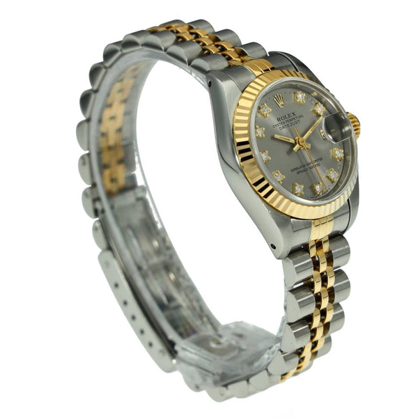 Datejust 69173 - Ladies Watch - Silver Diamond Dial - 1993