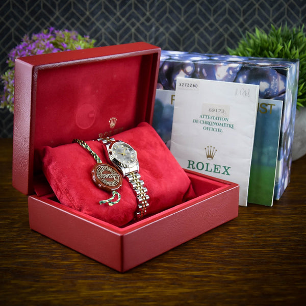 Datejust 69173 - Ladies Watch - Silver Diamond Dial - 1993