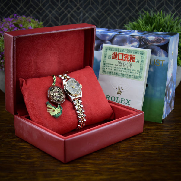 Datejust 69173 - Ladies Watch - Silver Diamond Dial - 1993