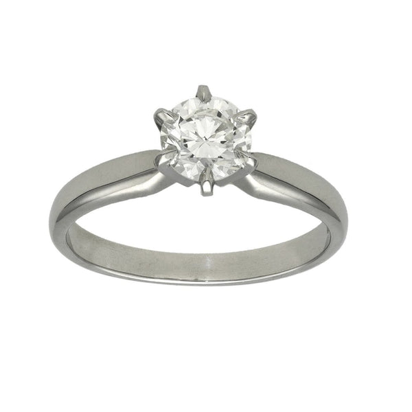 Platinum Certified Diamond Engagement Ring - 0.76ct