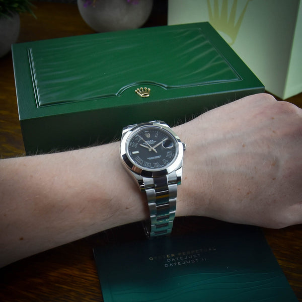 Datejust II 116300 - Gents Watch - Grey Roman Dial - 2015