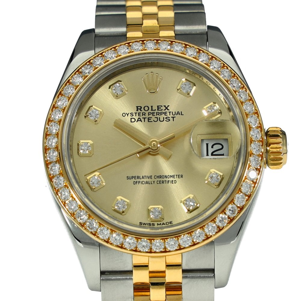 Datejust 28 279383RBR - Ladies Watch - Diamond Bezel - 2016