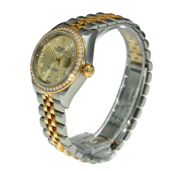 Datejust 28 279383RBR - Ladies Watch - Diamond Bezel - 2016