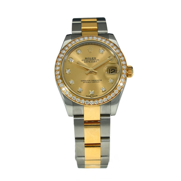 Datejust 31 178383 - Ladies Watch - Diamond Bezel - 2018