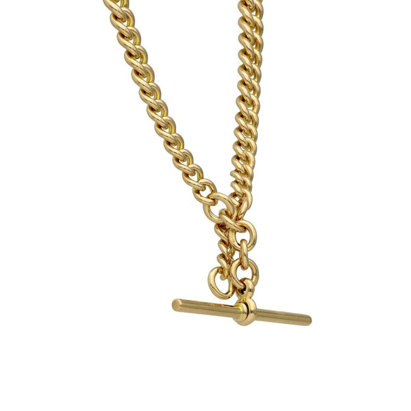 9ct Yellow Gold 16" Albert Chain  - 53.7g