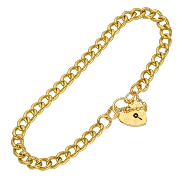 9ct Yellow Gold Ladies Charm Bracelet - 20.8g