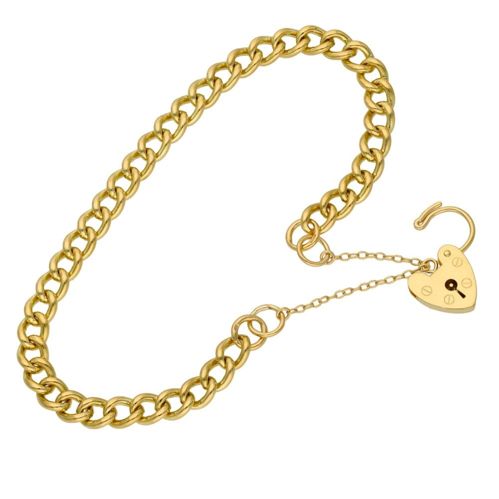 9ct Yellow Gold Ladies Charm Bracelet - 20.8g