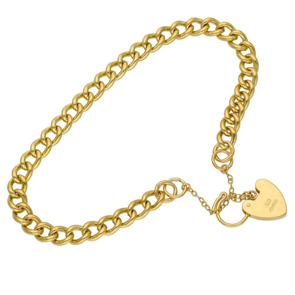 9ct Yellow Gold Ladies Charm Bracelet - 20.8g