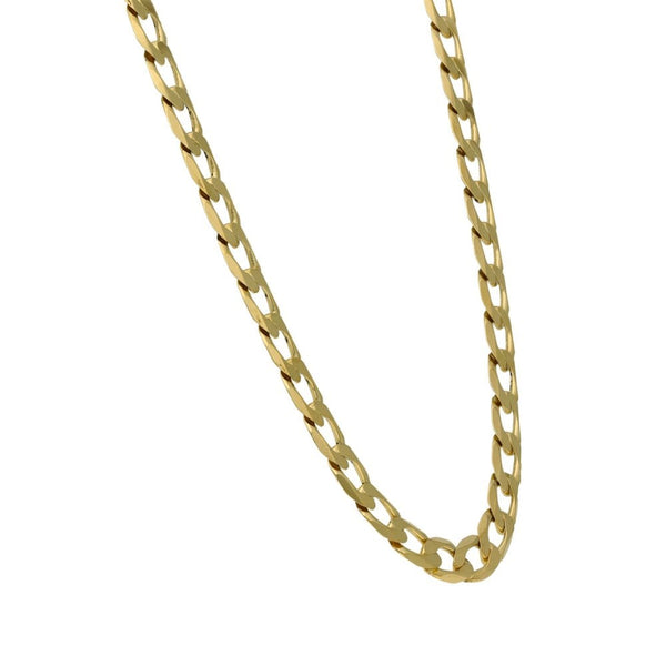 Gents 9ct Yellow Gold Open Link Curb Chain - 24" - 19.6g