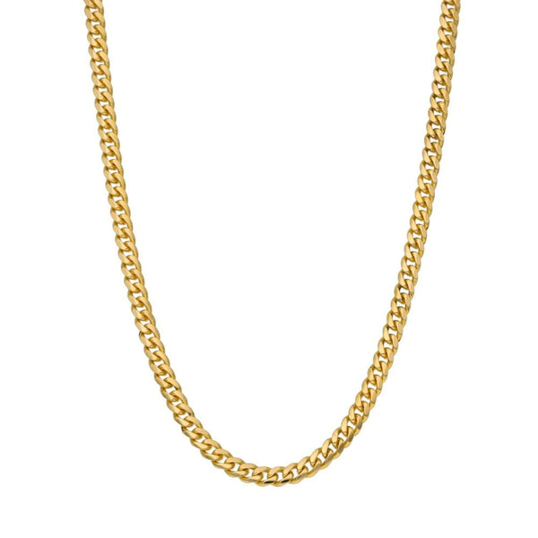 Gents 9ct Yellow Gold Curb Chain - 20" - 13.7g