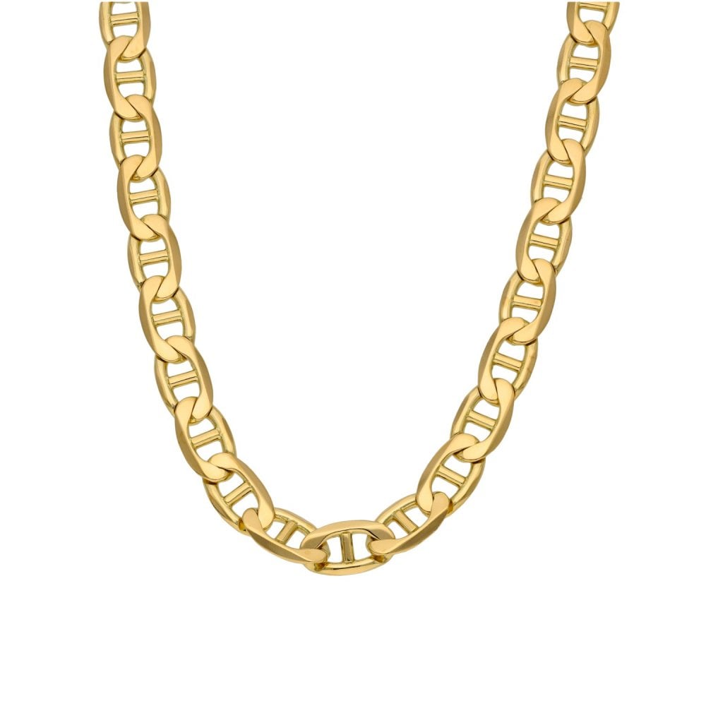 9ct Yellow Gold Anchor Link Chain - 18" - 30.3g