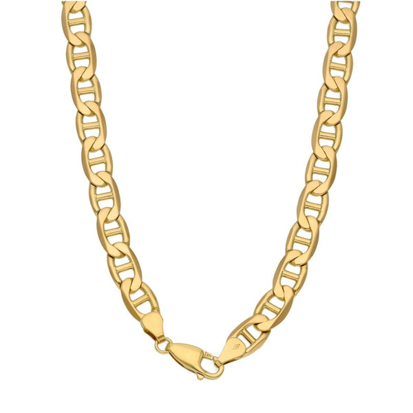 9ct Yellow Gold Anchor Link Chain - 18" - 30.3g