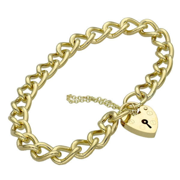 9ct Yellow Gold Curb Bracelet - 18cm - 23.5g