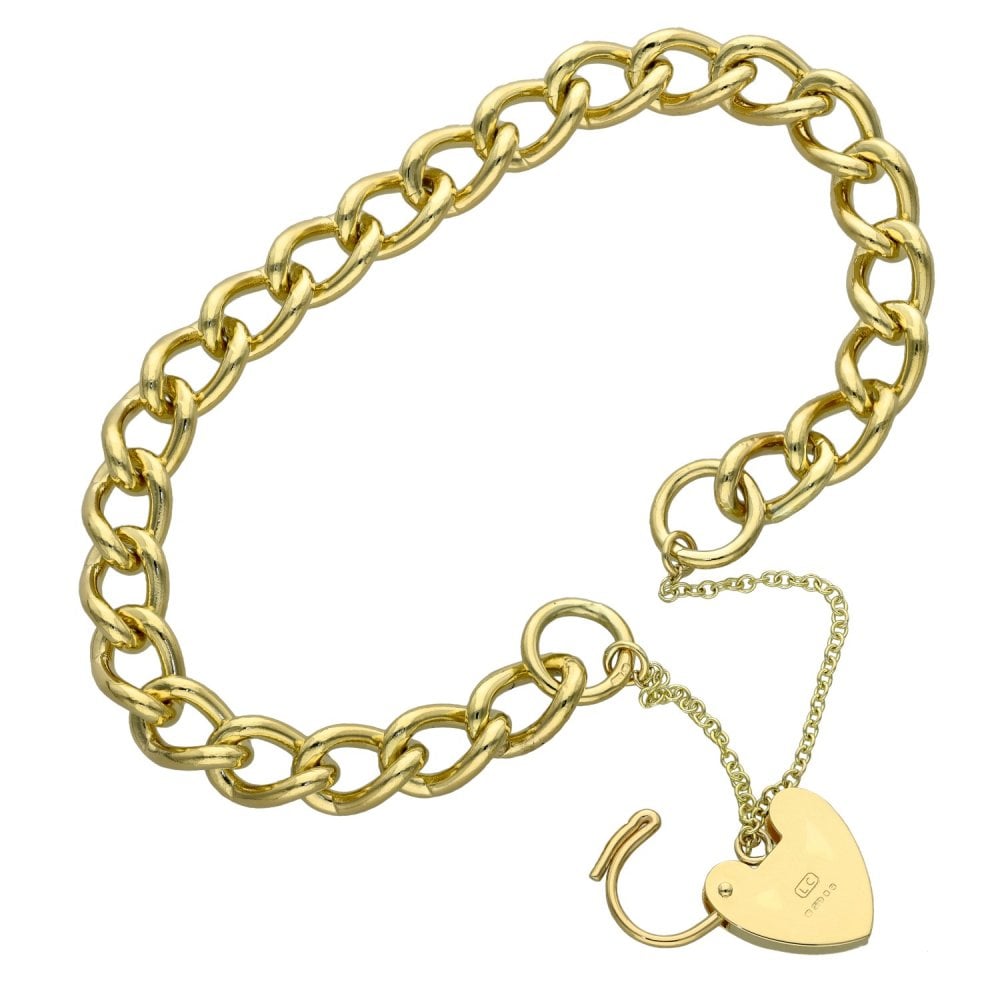 9ct Yellow Gold Curb Bracelet - 18cm - 23.5g
