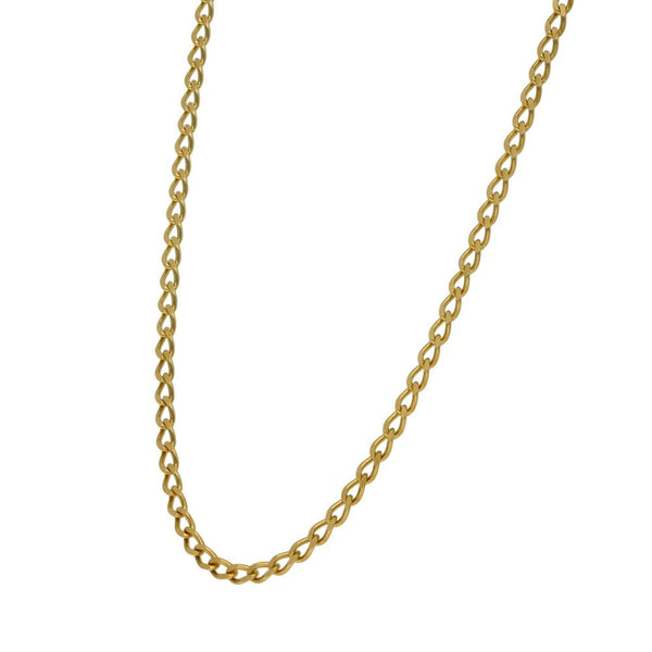 Gents 9ct Yellow Gold Curb Chain - 20" - 8.3g