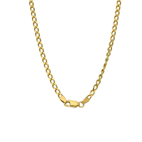 Gents 9ct Yellow Gold Curb Chain - 20" - 8.3g