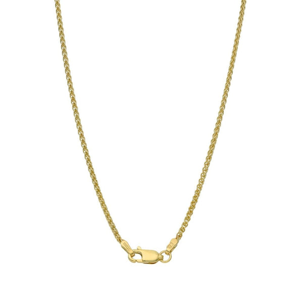 9ct Yellow Gold Pineapple Pendant & Chain - 10.7g - 20"