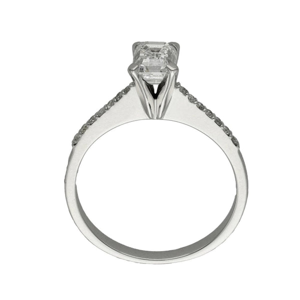 Ladies 18ct White Gold Diamond Engagement Ring - 1.00ct