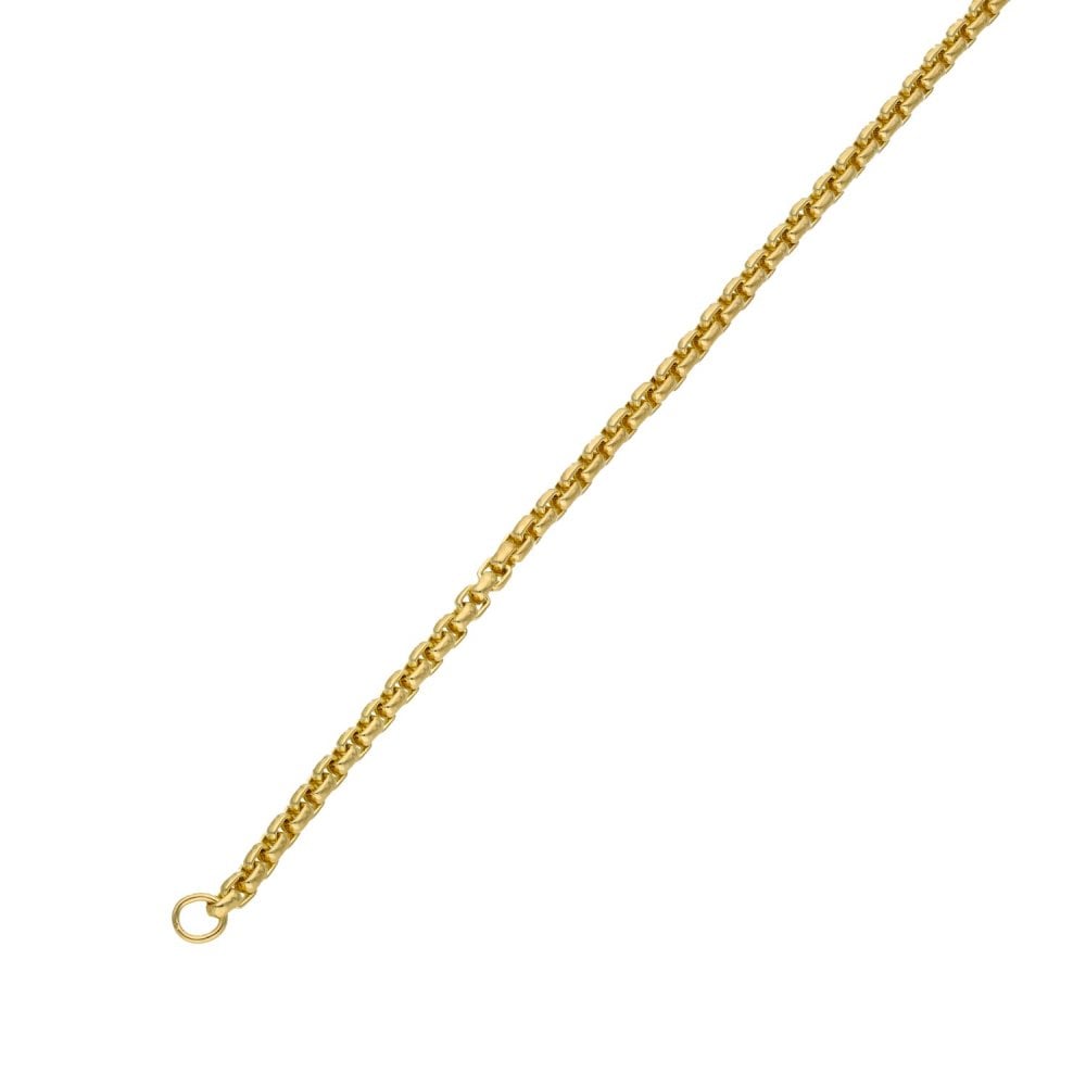 Gents 9ct Yellow Gold Belcher Bracelet - 8.5" - 7.0g