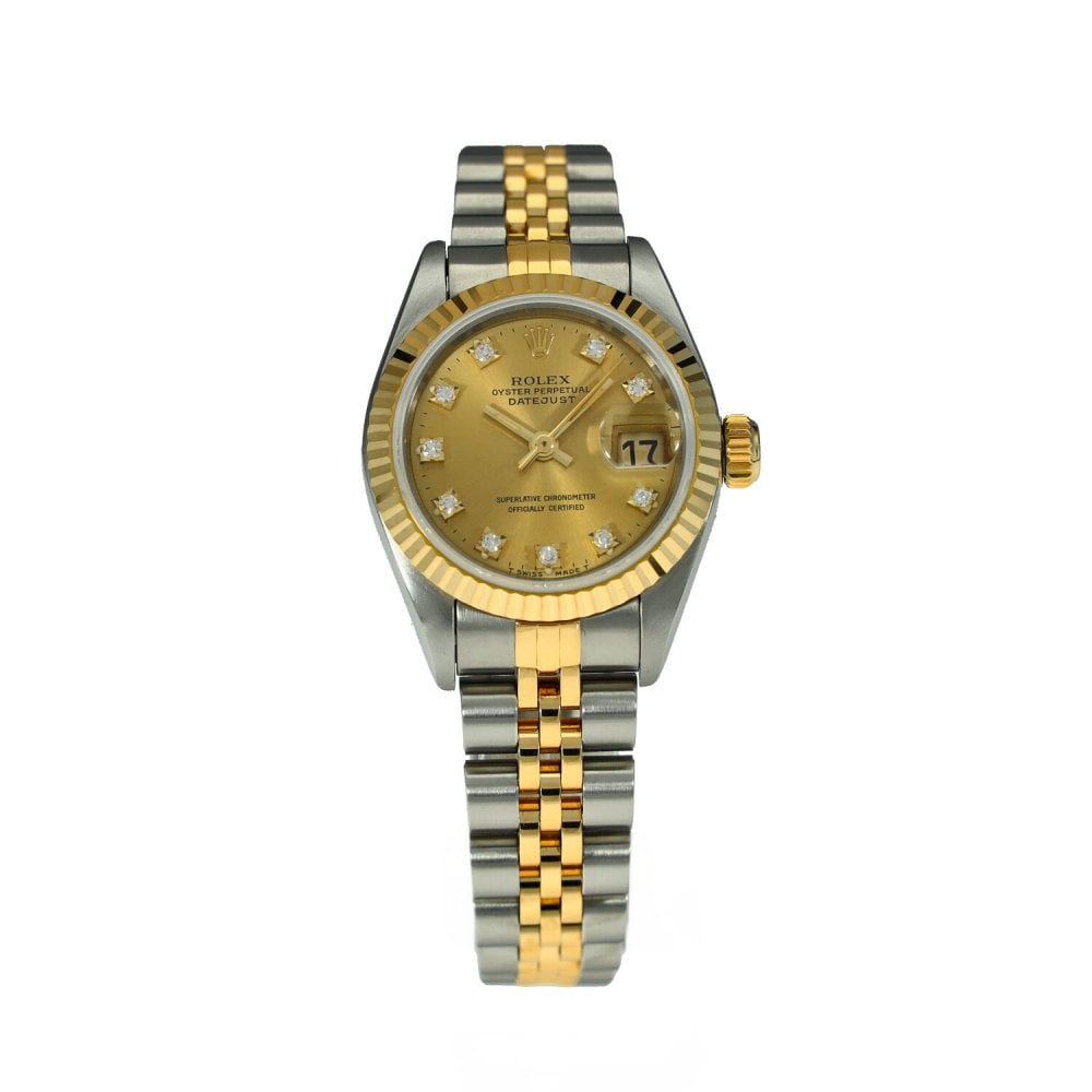 Datejust 69173 - Ladies Watch - Champagne Diamond Dial - 1994