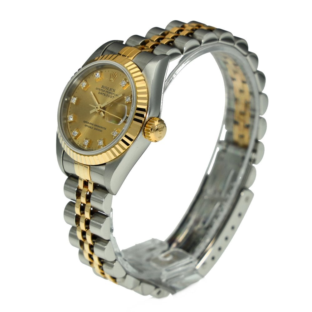 Datejust 69173 - Ladies Watch - Champagne Diamond Dial - 1994