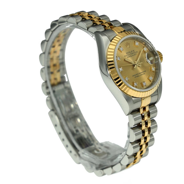 Datejust 69173 - Ladies Watch - Champagne Diamond Dial - 1994