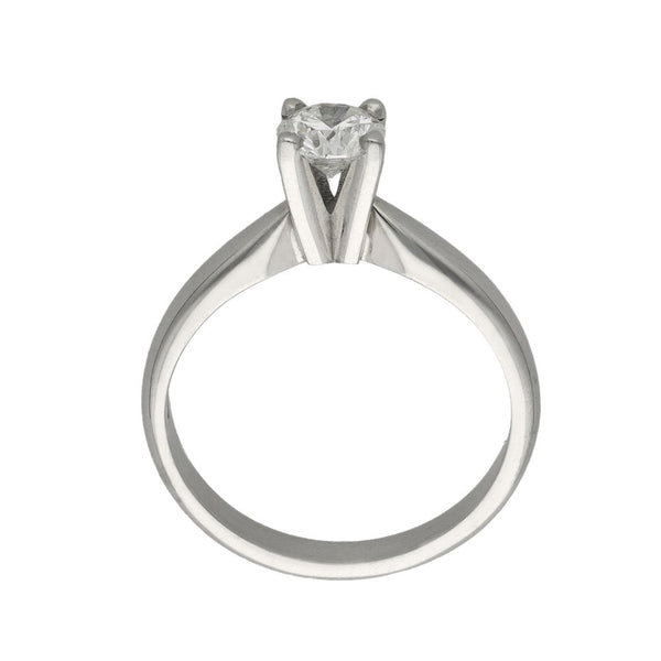 Ladies 18ct White Gold Diamond Engagement Ring - 0.52ct