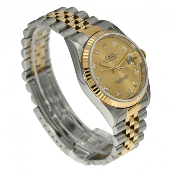 Rolex Datejust 16233 - Gents Watch - Diamond Dial - 2002