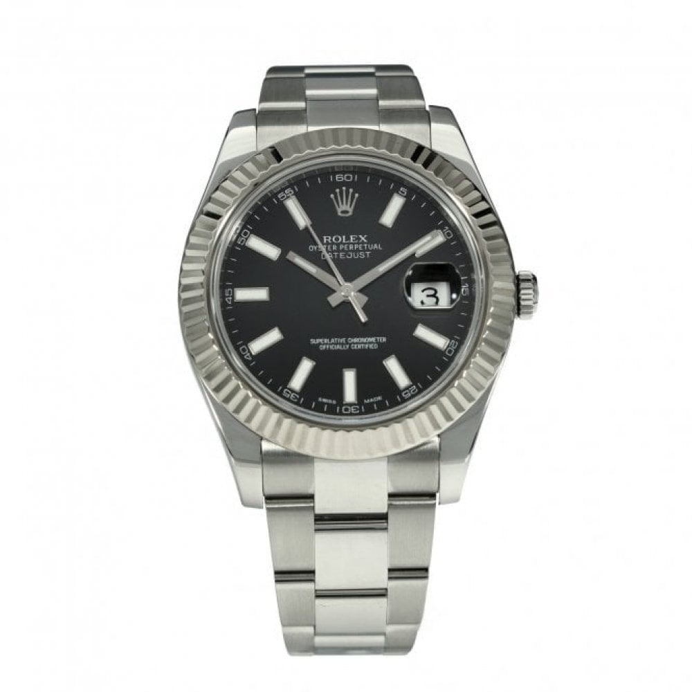 Datejust II 116334 - Mens Watch - Black Dial - 2012