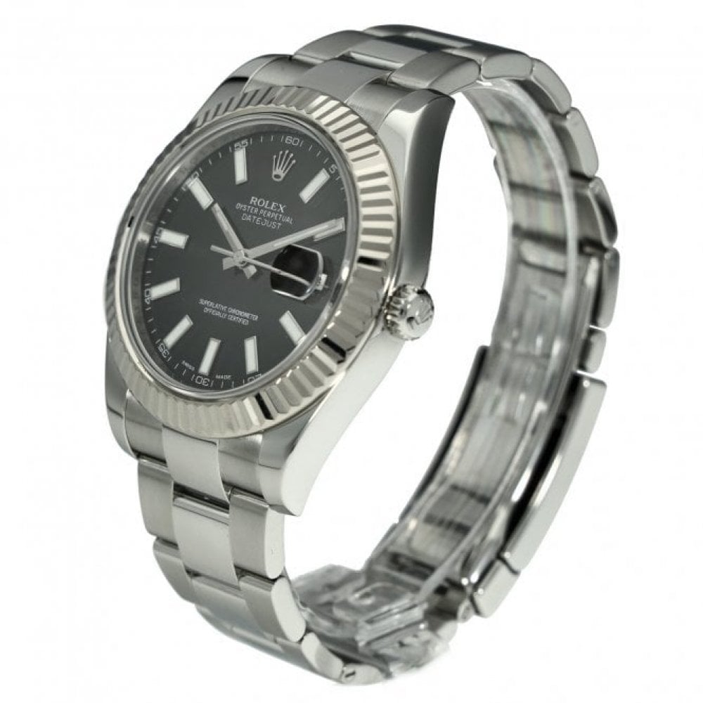 Datejust II 116334 - Mens Watch - Black Dial - 2012