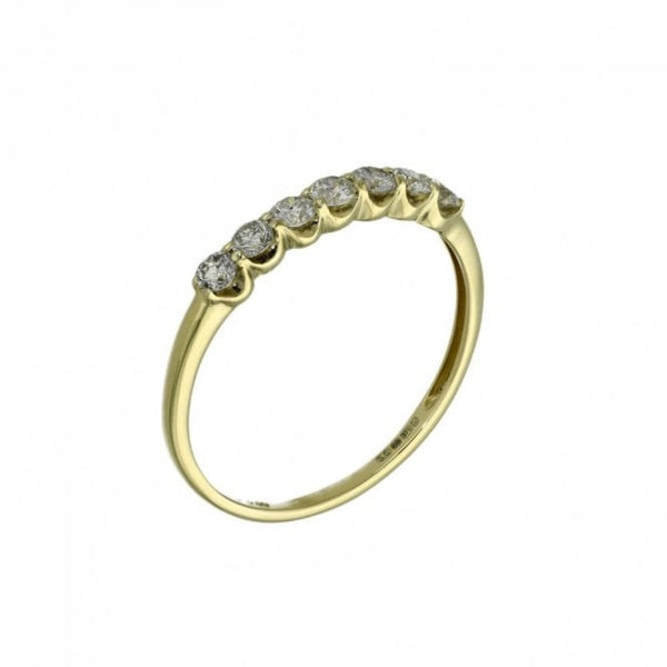 Ladies 9ct Yellow Gold Diamond Set Eternity Ring - 0.50ct