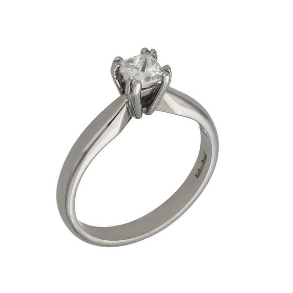 Ladies 18ct White Gold Diamond Engagement Ring - 0.41ct