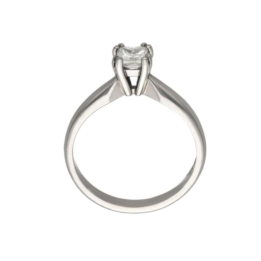 Ladies 18ct White Gold Diamond Engagement Ring - 0.41ct